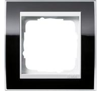 GIRA cornice 1 piega event trasparente standard 55 nera 0211733 (0211733)