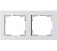 GIRA 021222 Cornice di copertura 2 bande Gira E2 bianco puro opaco