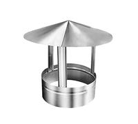 Gira il coperchio del camino, Camino in acciaio inossidabile, camino di sfiato(11cm(4.33in))