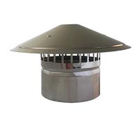 Gira il coperchio del camino, Cappello for camino, Cappello for camino, Cappello for camino in acciaio inossidabile(75mm)