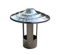 Gira il coperchio del camino, Strumento for cappuccio del camino in acciaio inossidabile, protezione superiore contro le correnti d'aria discendente(Inner diameter 10cm/3.9in)