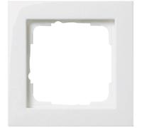 GIRA Interruttore 1 parte Telaio di copertura E2, Standard 55, System 55 Bianco