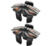 Gira - Set di 2 pulsanti di tiro mobile, impugnature trigger per smartphone, per controller, tasti di fuoco del telefono, clicker Battle Royale, cuscinetti D