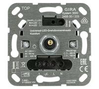 Gira System 3000 Universal-LED-Drehdimmeinsatz - silber