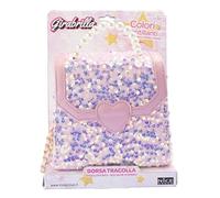 Girabrilla Fashion Bauletto, Borsetta Pochette con Maniglia di Perle e Tracolla