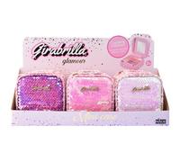 Girabrilla Mini Case, 1 Mini Trousse con Specchio e Set di Trucchi