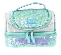 Girabrilla Nice Group Borsa Porta Pranzo per Bambini, Contenitore Alimenti a 2 Scomparti, colore Turchese