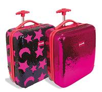 Girabrilla Nice Group Trolley - 1 Trolley da Viaggio Scintillante, Colore Casuale - 02523