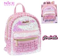 GIRABRILLA TWEED ZAINETTO GLAMOUR CON PAILETTE PER BAMBINA NICE 19146