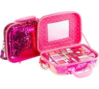 Girabrilla Valigetta Trucchi Sequin Set Make Up Magenta/Argento Bambina