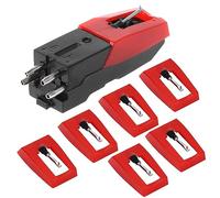 Giradischi Ago 1 PZ Giradischi Per Caso Con 6 Penne di Ricambio Per Crosley ION Per LP Phono