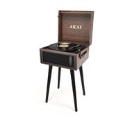 GIRADISCHI AKAI ATT-101BT Marrone, Nero