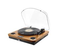 AKAI -Tocadischi Bluetooth, Giradischi in Vinile Vintage 33/45/78 RPM, Altoparlanti Stereo Incorporati, Registrazione Vinile, USB, Uscita Audio RCA, Lettore di schede SD, Legno Naturale