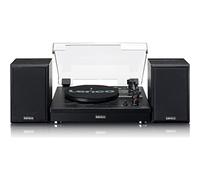 Lenco Giradischi con Trasmissione a cinghia e altoparlanti colore Nero - LS-101