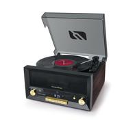 Muse MT-112 W Microsistema CD con giradischi nero
