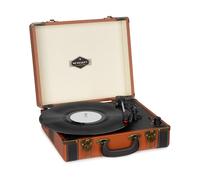 Auna Giradischi BT USB auna Jerry Lee BT registrazione e riproduzione marrone