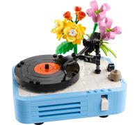 LEGO Creator 3 in 1 Giradischi con Fiori - Modellino Ricostruibile in Radio Retrò o in Microfono - Giochi Creativi per Bambine e Bambini da 8 Anni in su Fan della Musica - Idea Regalo - 31172