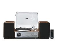 Giradischi con internet Radio Lenco MC-860WDSI colore legno