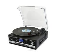 Giradischi & Digitalizzatore di Cassette con Bluetooth Lettore Vinile e Cassette