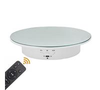 Giradischi elettrico telecomandato da 20 cm Supporto girevole per riprese dal vi