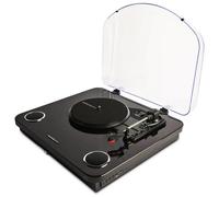 Energy Sistem BlackSpin Tocadiscos Bluetooth con Altavoces 10W - Funcion Auto-Stop - Grabacion USB - Compatible con 33/45/78 RPM - Conexion RCA/Bluetooth - Color Negro