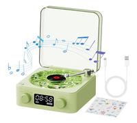 Giradischi - Giradischi unici The Waves Smart Record Player | Giradischi portatile, Giradischi Vintage per Dischi, Intrattenimento, decorazione