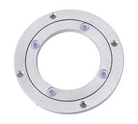 Giradischi girevole Lazy Susan Heavy Duty in lega di alluminio Cuscinetto girevole Giradischi Tavolo girevole liscio Piastra girevole liscia per caleidoscopi Display servirey(4 pollici)