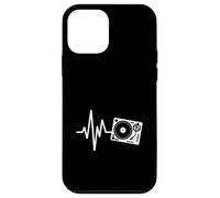 Giradischi Heartbeat DJ Vinyl Record Music Line Custodia per iPhone 12 mini