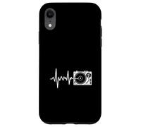 Giradischi Heartbeat DJ Vinyl Record Music Line Custodia per iPhone XR