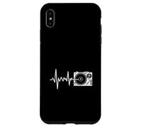 Giradischi Heartbeat DJ Vinyl Record Music Line Custodia per iPhone XS Max