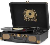 Giradischi in vinile Bluetooth a 3 velocità portatile, uscita USB digitale, vini