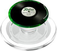 Giradischi in vinile retrò anni '80 - verde retrò Records PopSockets PopGrip per MagSafe