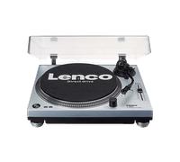 Giradischi Lenco L-3809 - Giradischi per DJ con trazione diretta - USB - Preamplificatore - 33 e 45 giri - MMC - RCA - Uscita di linea - Blu metallizzato