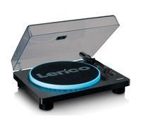 Giradischi Lenco LS-50LEDBK con codifica USB a 3 velocità Nero