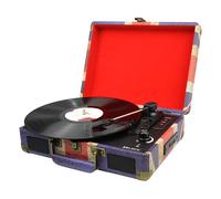 New Majestic TT-43 BT/USB/SD/AX Giradischi con trasmissione a cinghia Blu, Rosso, Bianco