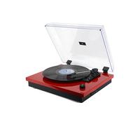 Majestic TT 53 - Giradischi vintage 33/45/78 Giri, wireless audio, Ingresso USB, altoparlanti incorporati, uscita RCA, Rosso