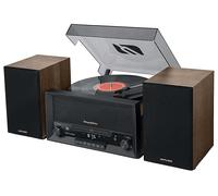 Muse MT120MB Microsistema con giradischi legno/nero