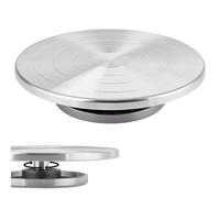 Giradischi nel Lega di Alluminio, Ruota in Ceramica per Scultura con Piattaforma, Craft Clay Piatto Girevole per Scultura, Disco Girevole a 360° e Antiscivolo, per Ceramica, Clay e Fai da Te