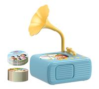 Giradischi per bambini - Grammofono interattivo per la storia musicale, giocattolo per l'apprendimento, dispositivo di riproduzione audio per la prima educazione | Set di attività per creare legami fa