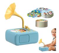 Giradischi per Bambini | Riproduttore Musicale Grammofono per Infanti | Macchina Narrativa Educativa per Apprendimento Musicale | per Gioco Nostalgico Immaginativo Familiare Nanna