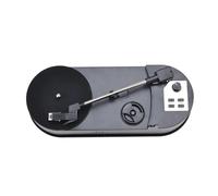 Giradischi portatile con fonografo a 33/45 giri, convertitore, salva i dischi in vinile in MP3, scheda TF/USB, altoparlante integrato, non necessita di PC
