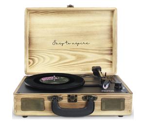 Giradischi portatile in legno Prixton VC400