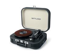 GIRADISCHI PORTATILE MUSE MT-201 DG, 10 W Nero