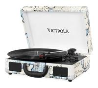 Victrola - Giradischi Portatile Bluetooth Per Vinili A Forma Di Valigetta Colore Retro Map - SPEDIZIONE GRATUITA