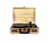 PRIXTON - Giradischi Vintage VC400 Lettore e Convertitore di Vinili Bluetooth USB Radio FM 2 Altoparlanti Integrati Colore Legno - SPEDIZIONE GRATUITA