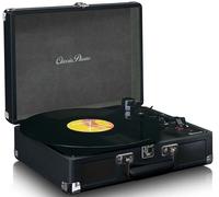 Giradischi retr? Bluetooth/USB con altoparlanti integrati nero 33/45/78rpm