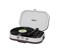 TREVI Giradischi per vinile 33-45-78 Giri MP3 USB Ingresso AUX colore Beigie - 0T102016 - TT1020BT