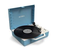 Giradischi Victrola Re-Spin con altoparlante blu