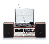 Roadstar HIF-8892DBT Microsistema con giradischi Hi-Fi vintage CD/Bluetooth/USB/AUX