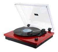 Majestic TT 53 - Giradischi vintage 33/45/78 Giri, wireless audio, Ingresso USB, altoparlanti incorporati, uscita RCA, Rosso